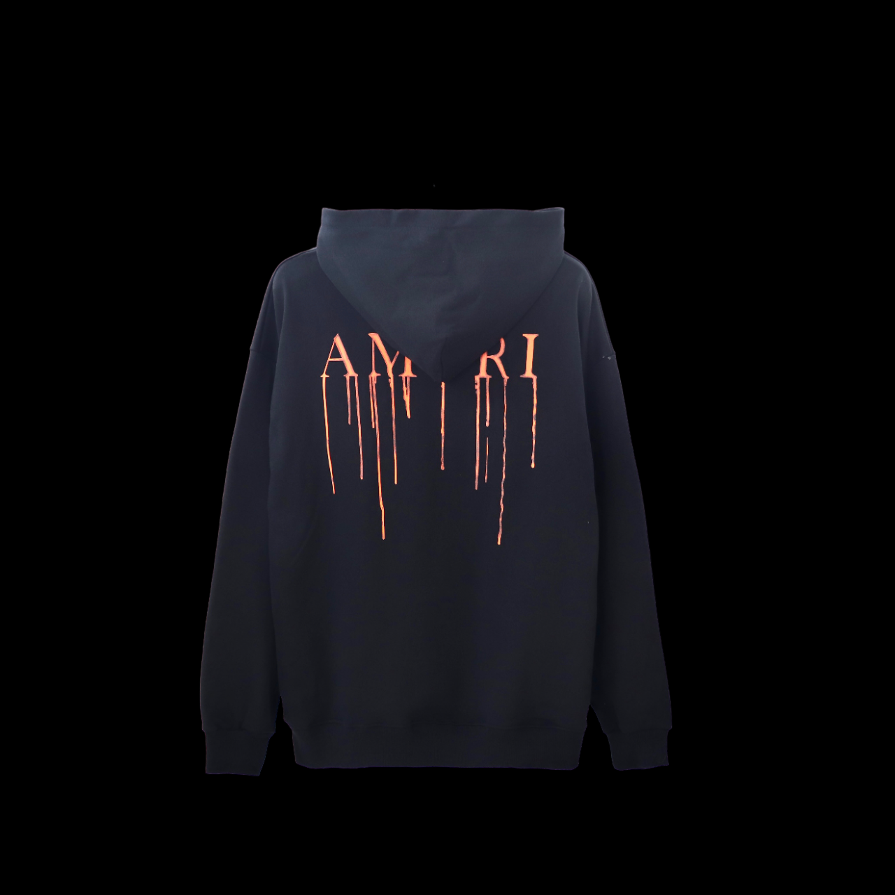 HOODIE BLACK ORANGE