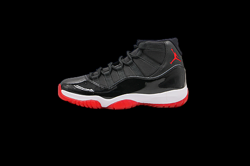 J 11 BLACK WHITE RED