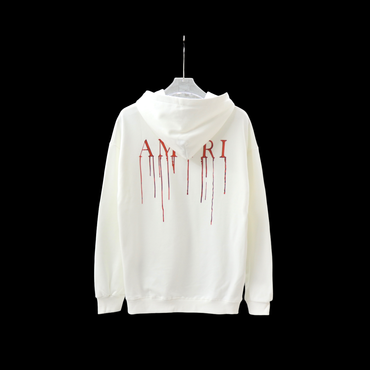 HOODIE WHITE ORANGE