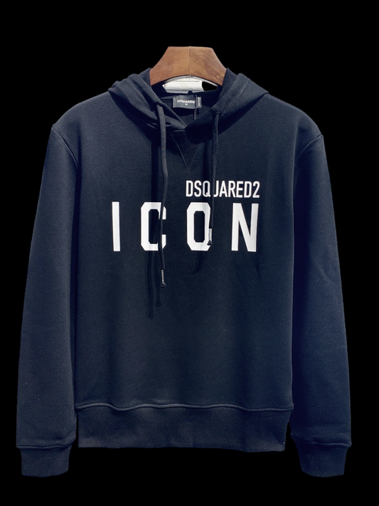 HOODIE DSQ BLACK