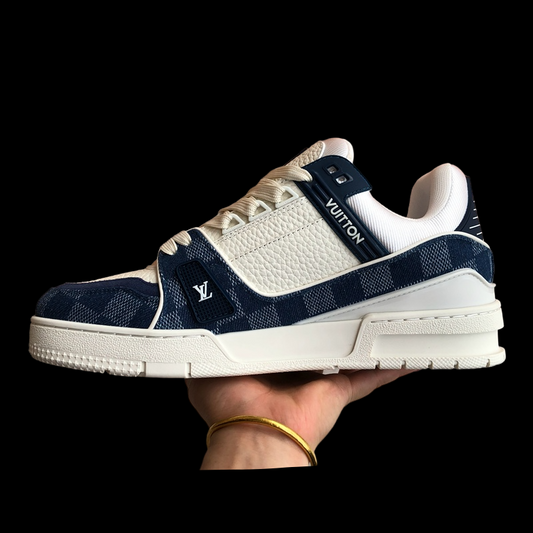 LV TRAINER WHITE BLUE